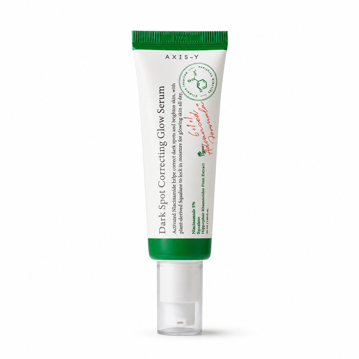 AXIS-Y Dark Spot Correcting Glow Serum bottle for dark spots and acne marks