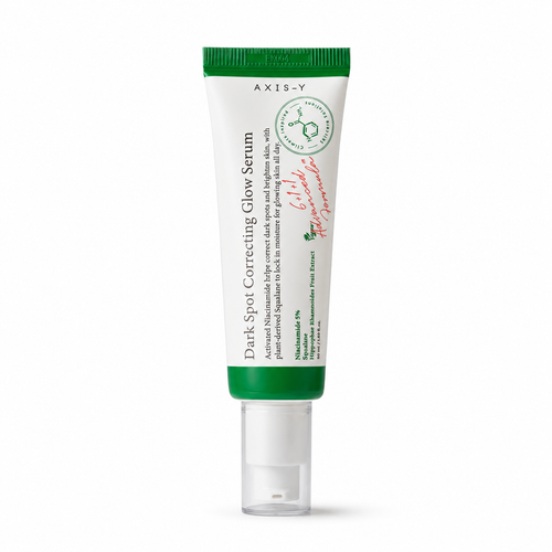 AXIS-Y Dark Spot Correcting Glow Serum bottle for dark spots and acne marks
