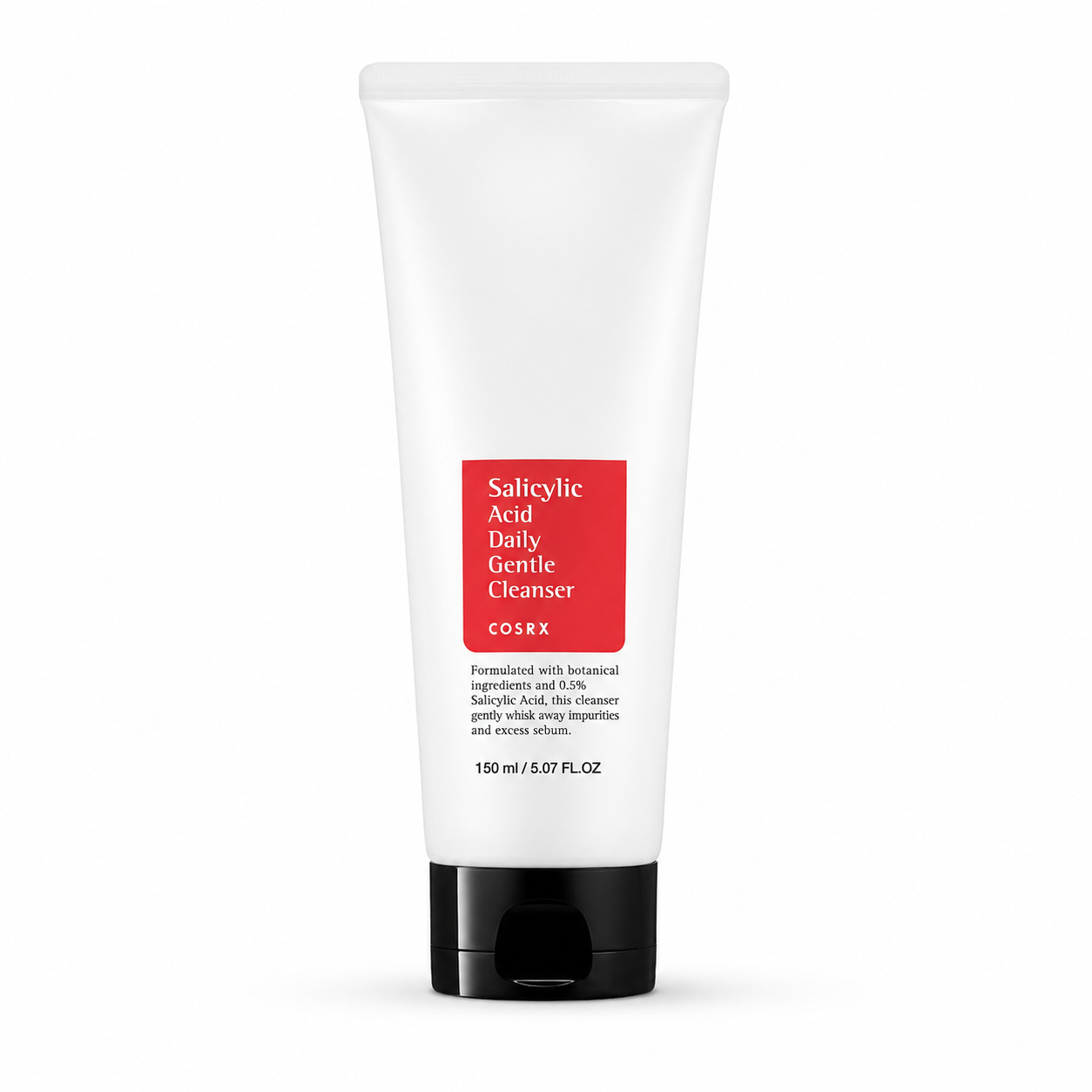 COSRX Salicylic Acid Daily Gentle Cleanser for oily acne-prone skin and blackheads