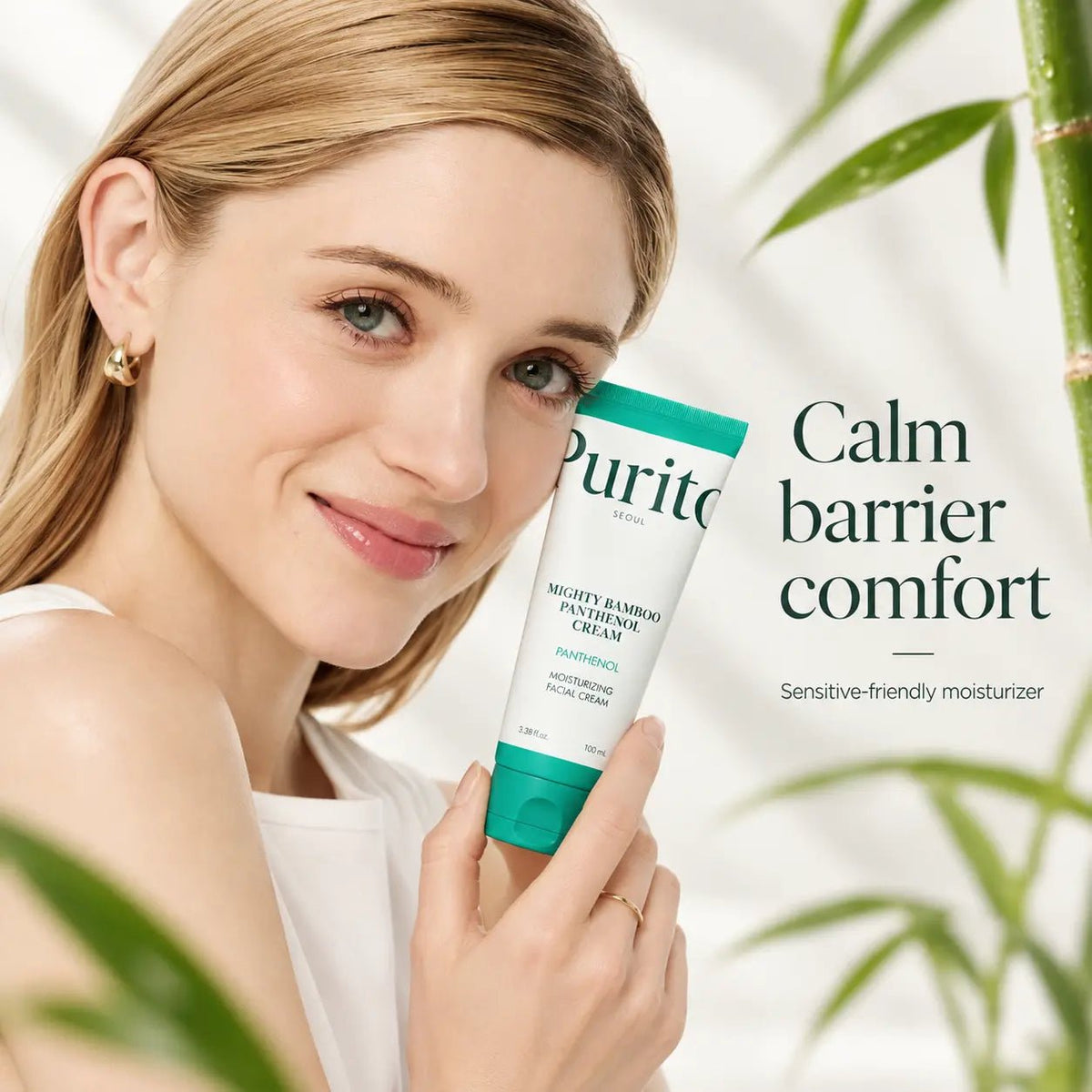 PURITO SEOUL Mighty Bamboo Panthenol Cream - Routisca